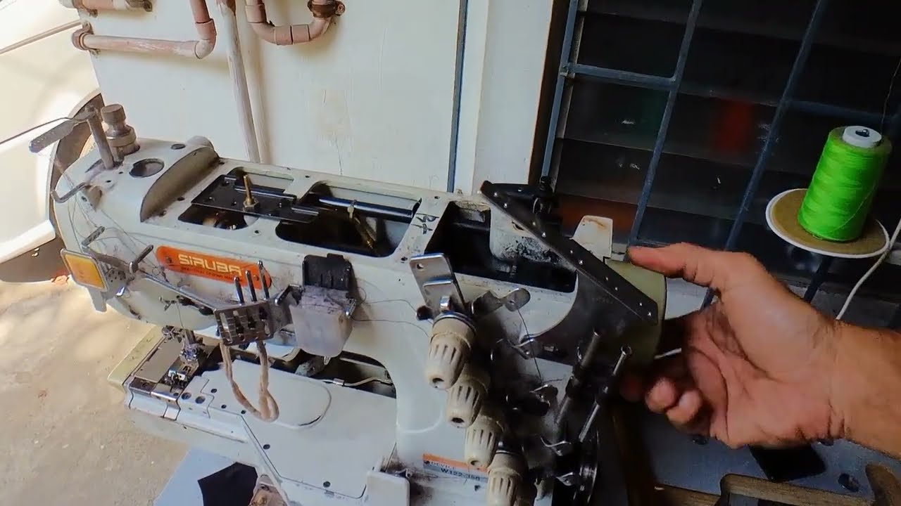 How to Replace Timing Belt of Siruba C007K Cylinder Type Hemming/Coverstitch Machine.