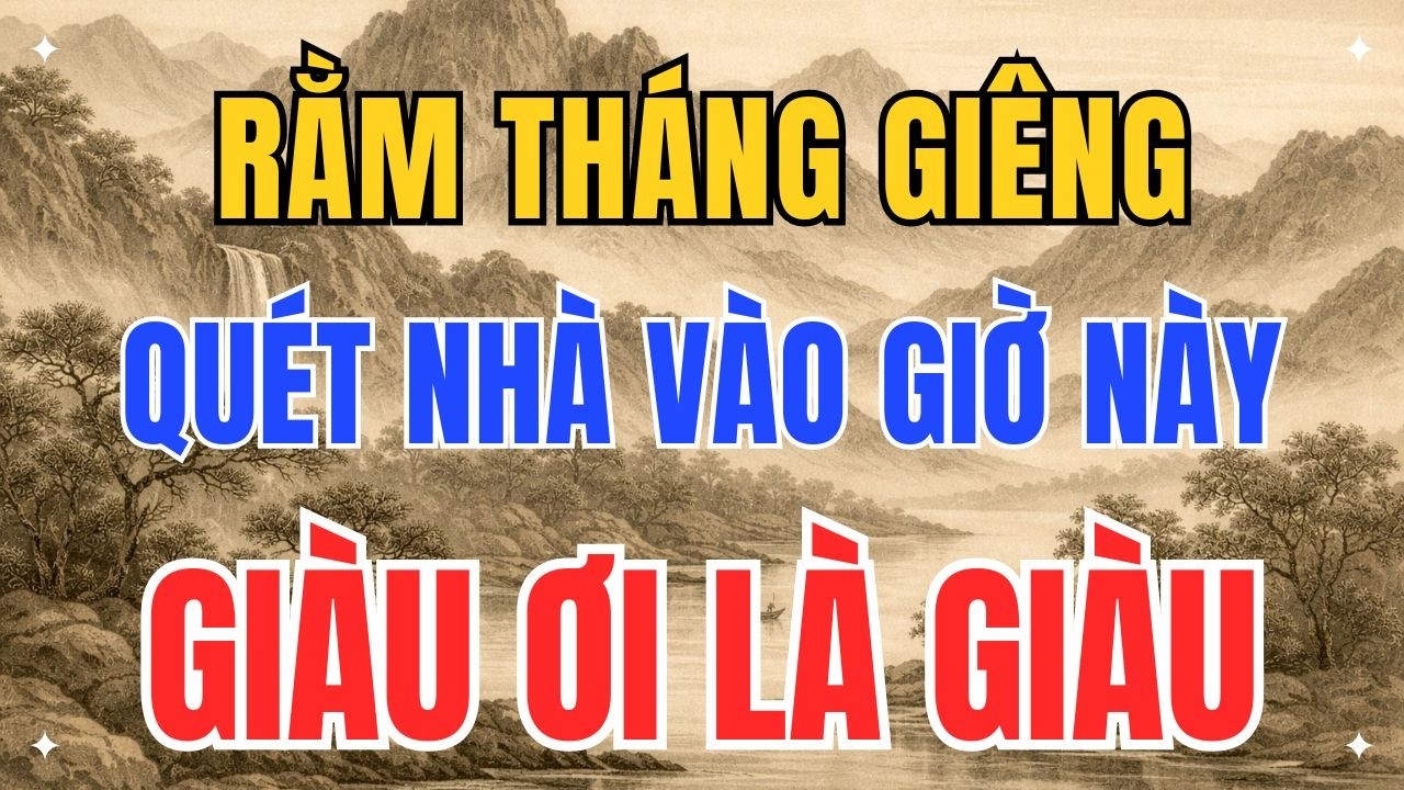 Rằm Tháng Giêng: Quét Nhà Sai Giờ Là Mất Lộc Cả Năm (Rất Nhiều Người Không Biết)