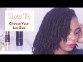 How To Choose Your Loc Size + Length Check | Small Traditional Locs