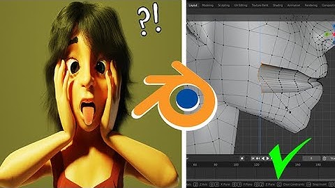 How To Model Inner-Mouth and Tounge in Blender