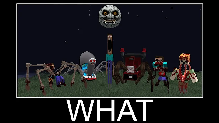 Compilation Scary Moments part 1 - wait what meme in Minecraft