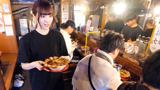 にんにく看板娘が働く衝撃の爆盛り焼き豚ラーメン屋丨Japanese Street Food