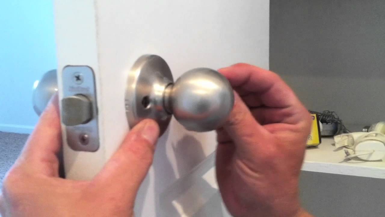 How to install a Door Handle - YouTube