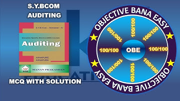SYBCOM MCQ Of Auditing SEM 4 || SYBCOM Sem 4 | Mumbai University |