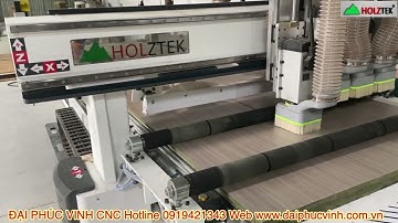 Máy Cnc trung tâm 4 đầu Holztek HT-R4D Nesting cắt ván công nghiệp Sx Nội Thất