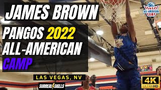 JAMES BROWN Class of '24 (NORTH CAROLINA COMMIT) at the 2022 Pangos Camp in Las Vegas 🏀🚀💯