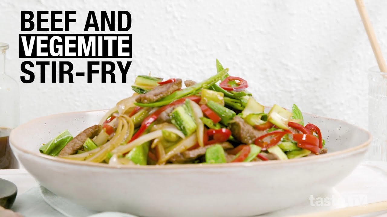 VEGEMITE and Beef Stir Fry YouTube
