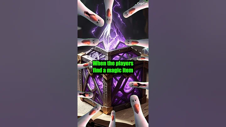 When the players find a magic item #dnd #dungeonsanddragons #ttrpg