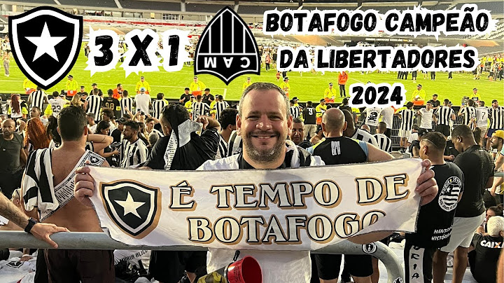 Botafogo Campeão da Libertadores 2024! Botafogo 3x1 Atlético-MG.
