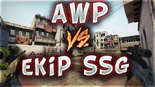 AWP VS EKİP SSG EFSANE KAPIŞMA 360 DENEMELERİ HADİ BAKİM !! (CS:GO)