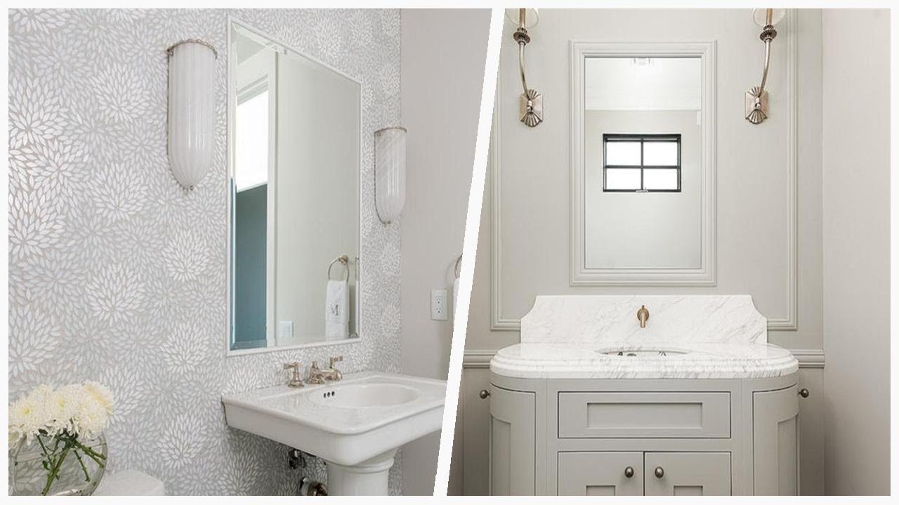 75 Luxury White Powder Room Design Ideas You'll Love 💎 - YouTube