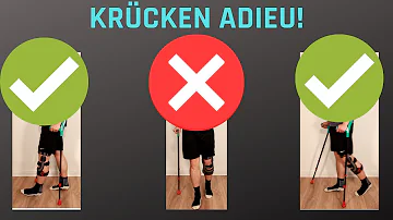 Was kann man statt Krücken nehmen?