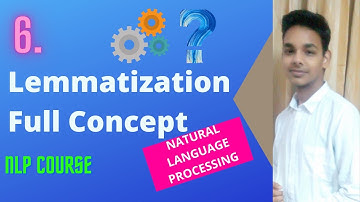 Lemmatization in Natural Language Processing | Python | nlp Tutorial 6