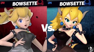 Bowsette vs Bowsette [Chaos Kid Member Request] SSBU Mods By SquidEnthusiast/Sandman13sq