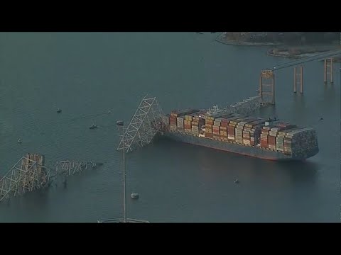 Cargo ship hits Baltimore bridge, triggering collapse