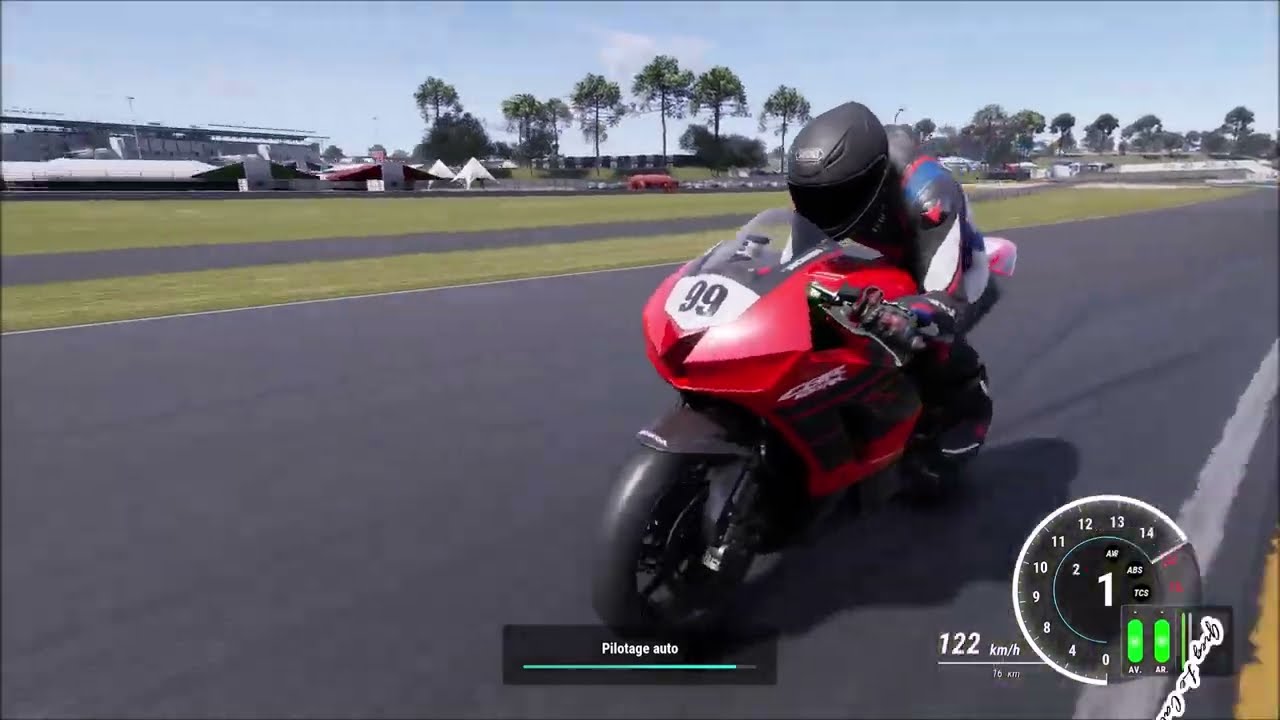 Ride 5 : Honda CBR 600 RR - Contre La Montre - Le Mans - France - HD - Xbox SX - Par Greg Le Calvez.