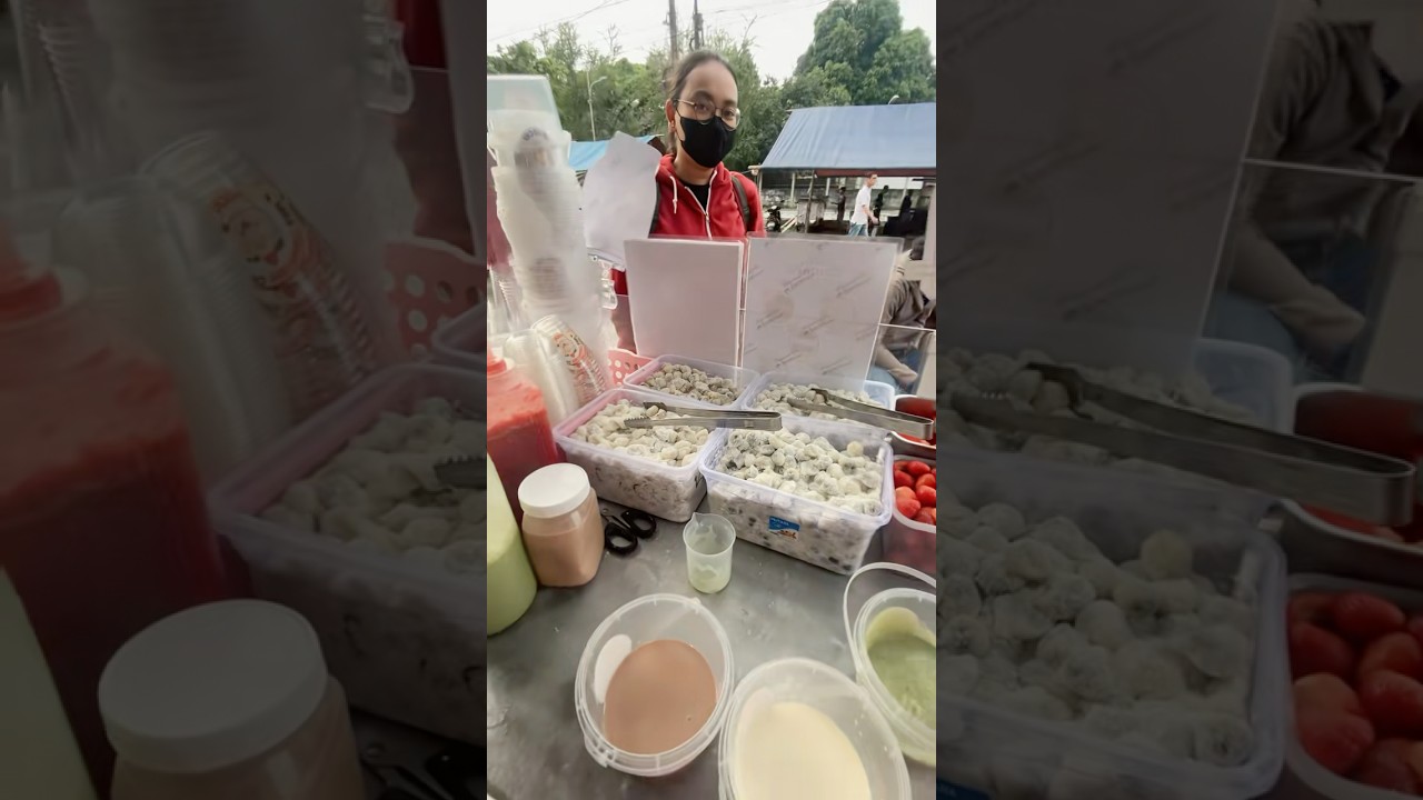 Pesanan 3 Es Mochi Matcha , Vanilla , Coklat 