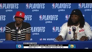 Lou Williams & Montrezl Harrell Postgame Interview | Warriors vs Clippers Game 2 | April 15, 2019