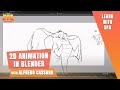 Animation tutorial  primary and secondary action in blender