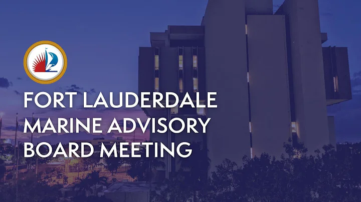Marine Advisory Board Meeting on September 2, 2021