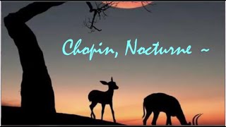 Chopin ~ Nocturne in C sharp minor Op. Posth (야상곡 20번)╭ • ⊰🌺