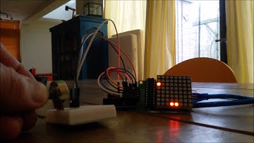 Arduino Pong 8x8 LED matrix