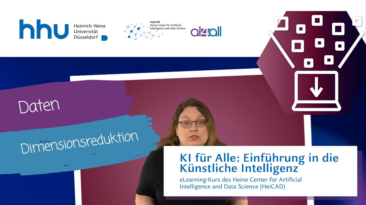 KI für Alle: Daten: Dimensionsreduktion