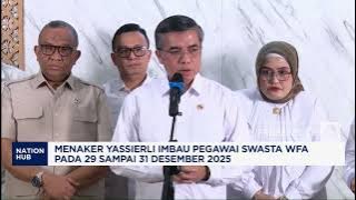 Menaker Yassierli Imbau Pegawai Swasta Wfa Pada 29 Sampai 31 Desember 2025