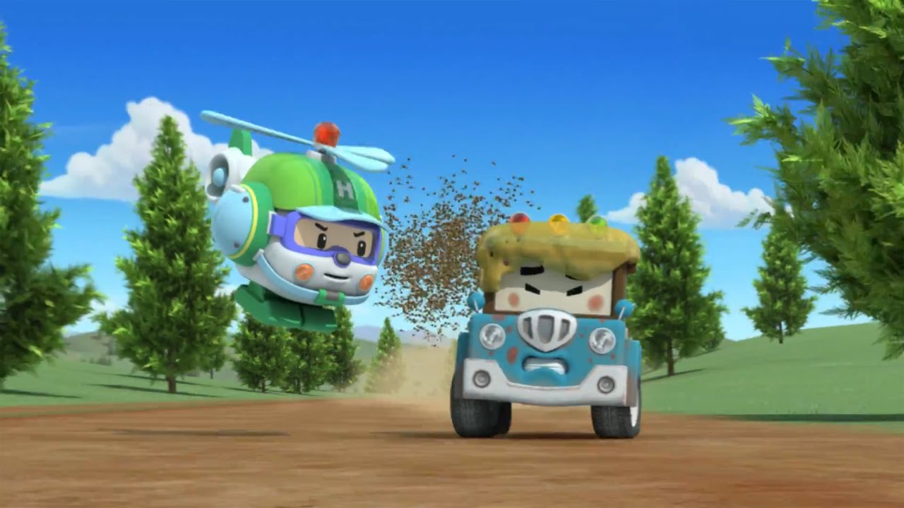 Робокар Поли - Приключение друзей - Спуки и пчелиный рой (мультфильм 35 в Full HD)