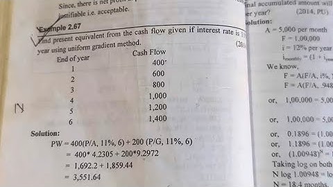 11) Engineering Economics | Time Value of Money | Uniform Gradient | CivilCalculation 