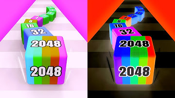 Jelly Run 2048 🪼vs Reverse gameplay  Colour Run walkthrough , iOS Android New Update ( part : 2093 )