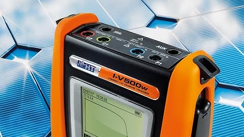 HT instruments PV Solar installation Tester I-V500w 1500V