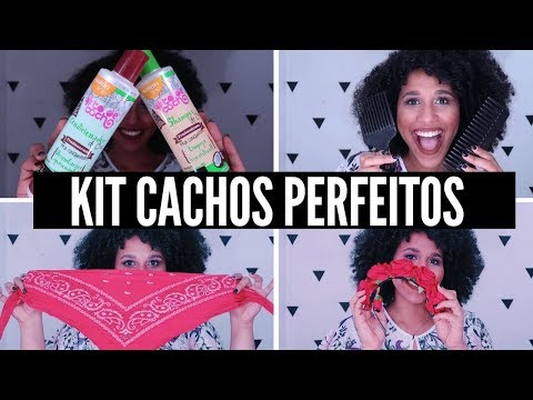 Kit Básico das Cacheadas/Crespas - 13 Itens e Produtos