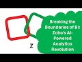 Zoho Delivers Version 6 of its Zoho Analytics Solution