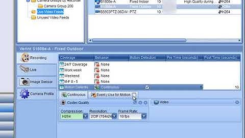 VMS TechTips Enable Motion Detection in Video Quality