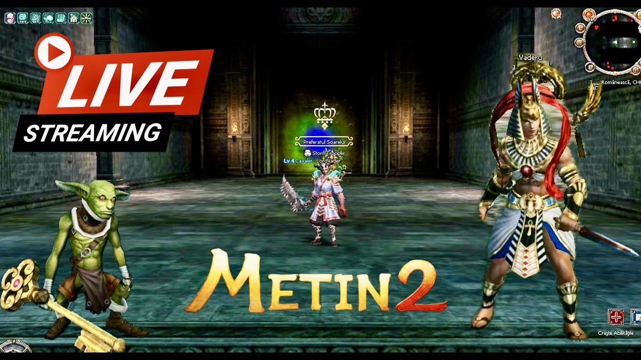 🔴LIVE🔴Revenire pe joc!! a trecut o luna oare ?  #metin2  Tara Romaneasca!!!!  #81