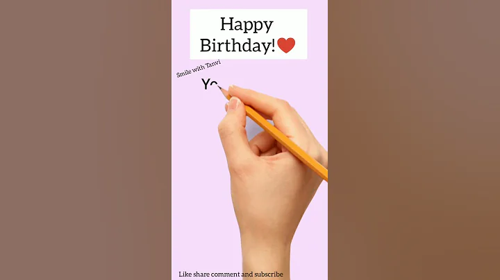 Heart touching birthday wishes for special person♥️| gf/bf/husband/wife  #shorts #happybirthday