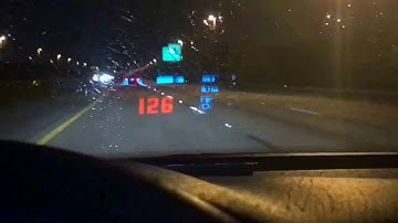 HUD Car Prototype (Version 2) Timelapse on Miami Highway from AcquaNINJA