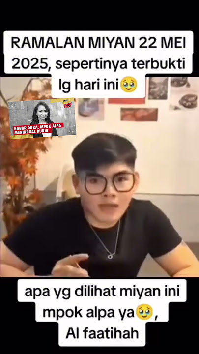 Mpok alpa sudah pernah di Ramal akan m3ningg4l #mpokalpa #artist