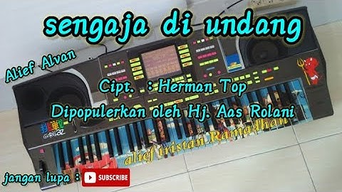 SENGAJA DI UNDANG - KARAOKE - (HJ.AAS ROLANI) KAROKE TARLING CIREBON/INDRAMAYU