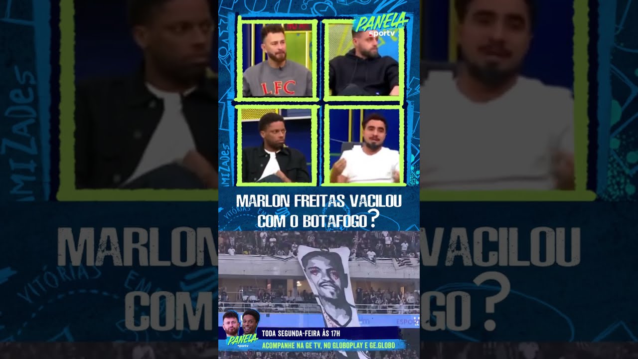 MARLON FREITAS NÃO É MAIS ÍDOLO DO BOTAFOGO | Panela sportv #shorts