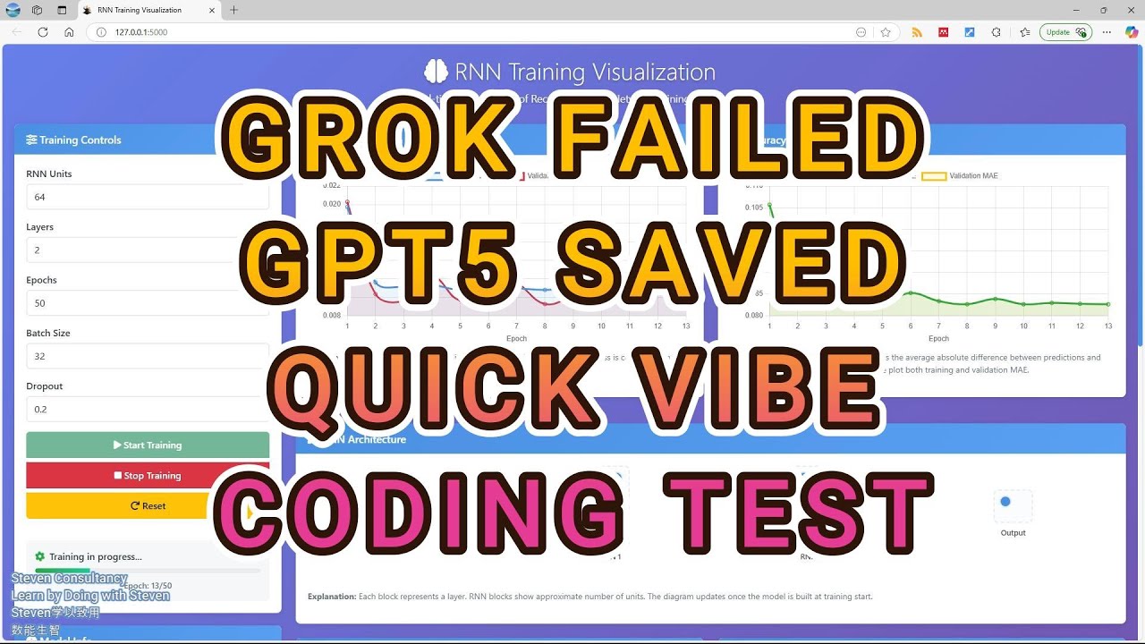 Grok Failed GPT5 Saved the day - quick vibe coding test - YouTube