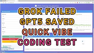 Grok Failed GPT5 Saved the day - quick vibe coding test