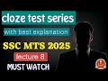 Cloze test for ssc mts, chsl / cloze tests and reading comprehension