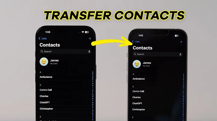 How to Transfer Contacts from iPhone to iPhone?
