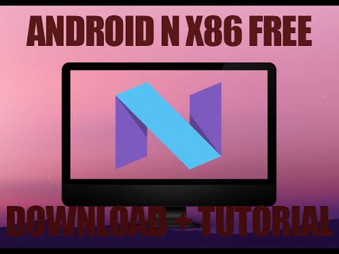 android x86 7.0 скачать Android nougat 7. 0 on pc iso x86 x64 youtube.