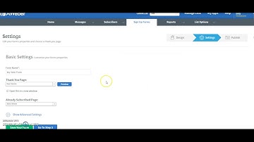 How To Make An HTML Form In Aweber