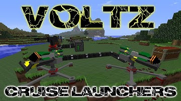 Minecraft Voltz - Rail Guns and Cruise Launchers