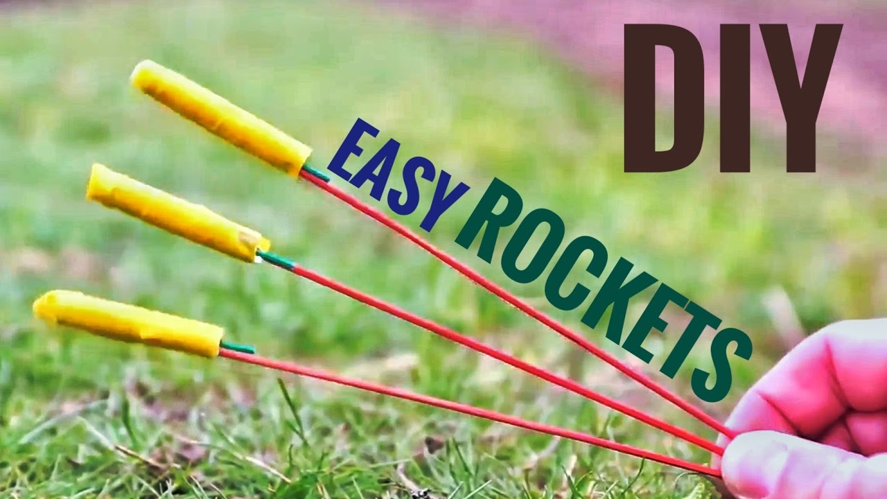Mini Rockets Diy How to Make a Mini Rocket at home easy and simple way - YouTube