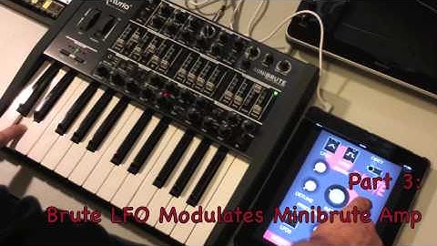 Analog Experiments 3 (Brute LFO modulates Minibrute)